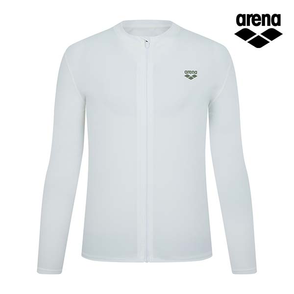 Купальник с длинным рукавом и молнией Alena Island Leisure A4Bm1Pr08Wht
