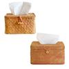 Декоративная имитация плетеной коробки для салфеток Винтажный диспенсер для туалетной бумаги Держатель для бумажных салфеток Ванная комната