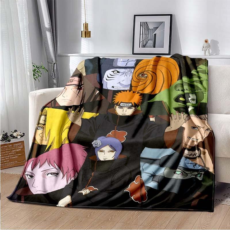 Одеяло Наруто, высококачественное фланелевое теплое мягкое плюшевое одеяло на диван-кровать, подходит для кондиционера, одеяло для сна