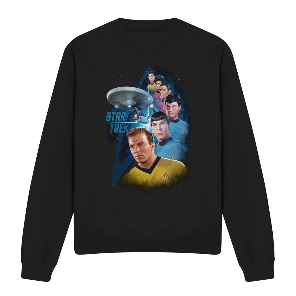 Star Trek Unisex Adult Among the Stars Sweatshirt