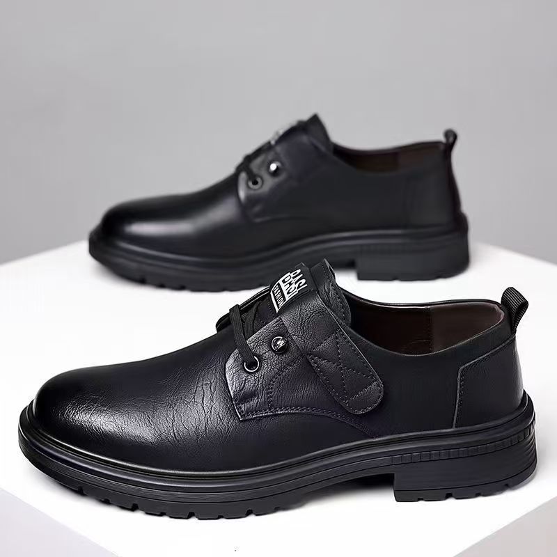 Men'S Shoes Men'S Leather Shoes Outdoor Casual Business Shoes British Comfortable Versatile British Style Tooling Shoes