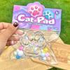 Pearl Squeeze Cat Paw Прозрачная кошачья лапка Щипковая игрушка Забавная кошачья лапка Медленный отскок Игрушка для детей