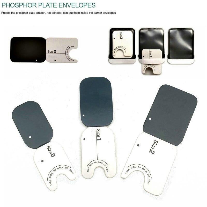 100 шт./кор., стоматологические люминофорные пластины, конверты, защитная пластина, стоматологический материал, 3 размера на ваш выбор