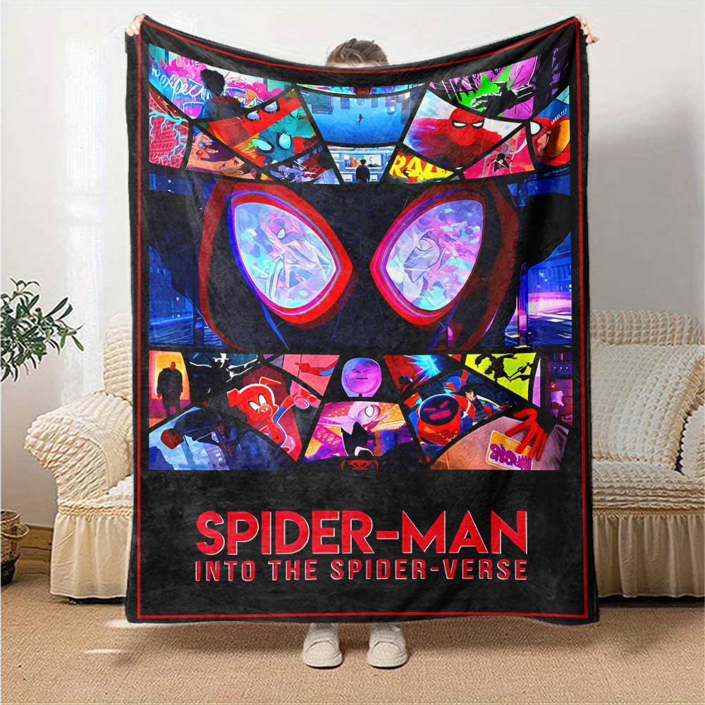 Spider-Man: Urban Legend Gift Blanket Comfortable Throw For Sofa Couch Office Bed Picnics All-Season Use Playful Home, Birthdays Y42