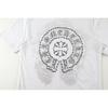 W386 CHROME HEARTS Лето 2026 Новая Высококачественная Хлопковая Круглый Вырез Свободная Большого Размера Футболка Футболка для Пары