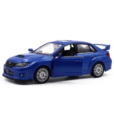 1/36 Subaru WRX STI Стайлинг автомобиля Лицензированная литая модель автомобиля Игрушка Сплав Металл Высокая симуляция для Коллекции Подарки F44