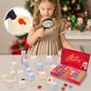 Christmas Countdown Crystal Calendar Rock Stone Digging Theme 24 Boxes Holiday Kids Girls Stocking Stuffers Party Favors