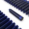 Набор из 24 стержней для перьевых ручек Wordsworth Black, набор из 24 синих чернильных картриджей, международный стандартный размер, длина, прибл. - - - 1,5