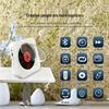 Portable Vertical Bluetooth CD Player with Speaker
