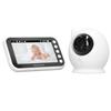 Baby Monitor 360 Degree Rotation 4.3inch LCD Screen 8 Lullabies Infrared Night Vision Two Way Talk
