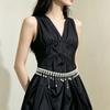 Adjustable Metal Belly Chain Elegant Body Chain Decor Fashion Pearl Waist Chains  Birthday Gift