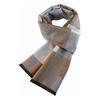 Men Scarf Plaid Print Winter Warm Thick Imitation Cashmere Long Scarf Medium Length Shawl Cold Weather Accessory