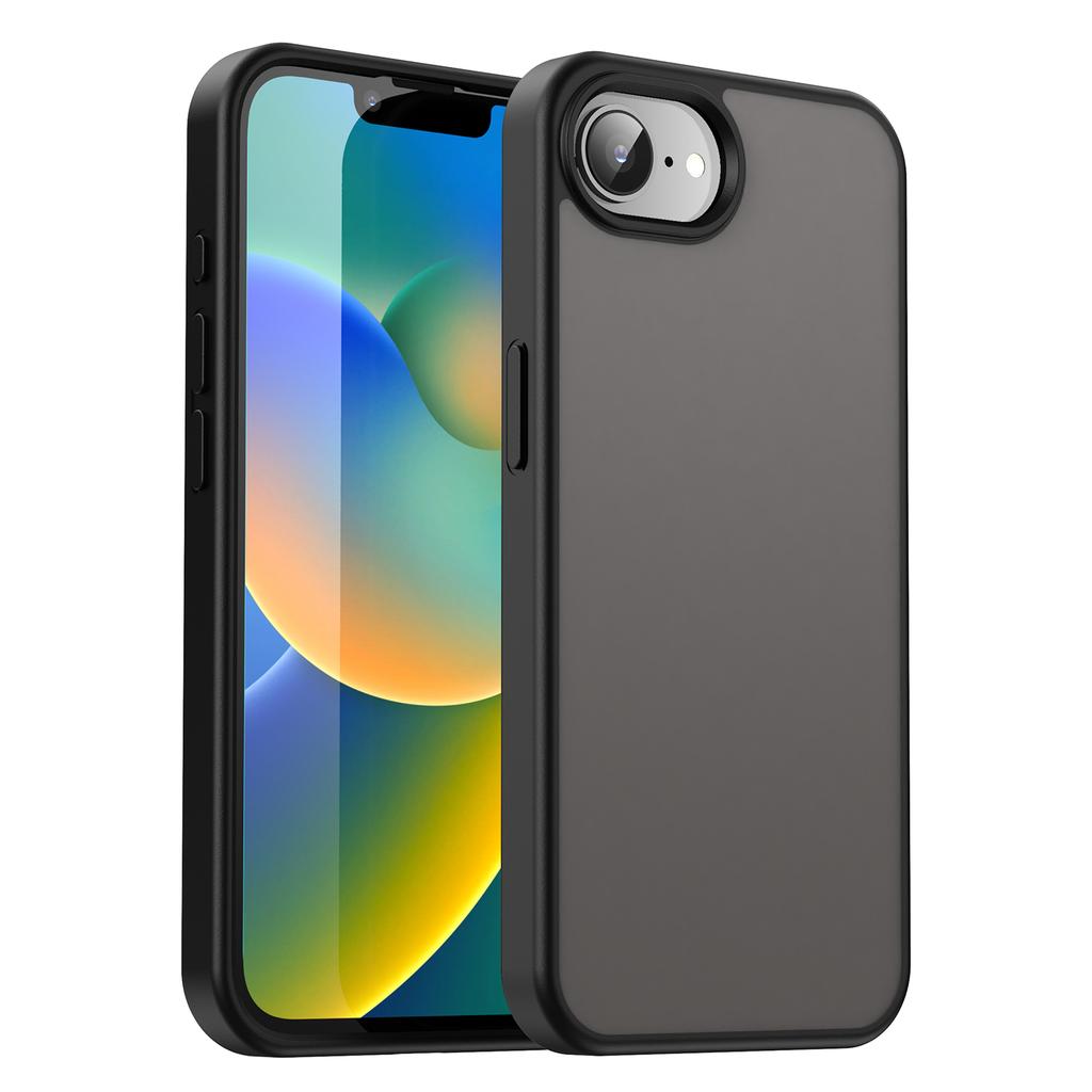 For iPhone 16e Case Skin Touch Matte Anti Drop TPU PC Phone Back Cover