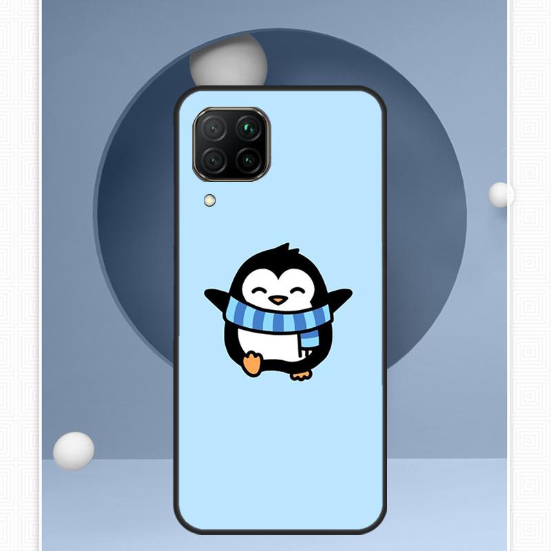 Cartoon Penguin For Huawei Nova 12s 12i 11i 8i Y91 Y60 Y70 Y72 Y90 Y61 9 10 SE P20 P40 Lite P30 P60 Pro Case