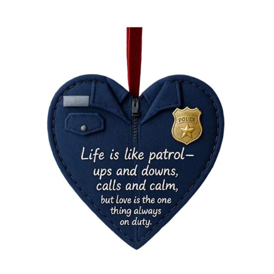 Рождественское украшение в форме сердца 2D акриловый шарм для зеркала заднего вида автомобиля Любовь как