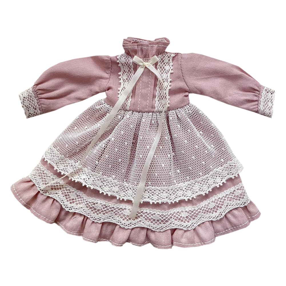 Rakulifey одежда для кук Blythe, наряд, платье, комбинезон, наряд для Neo Blythe, совместимый с Obitsu 24, 3 цвета (розовый)