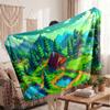 Warm Flannel BlanketStardew Valley Soft Cozy Throw Blanket for Bedroom Couch