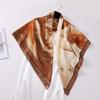 Sunscreen Shawl Large Square Headscarf 110cm Head Neck Scarf Elegant Women Silk Scarf  For Women