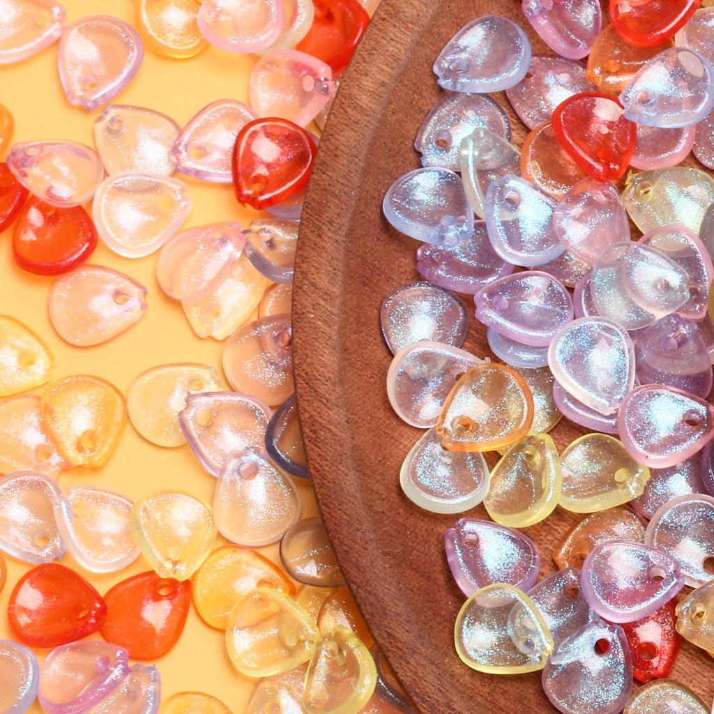 500 г около 3780 шт. серьги DIY ожерелье с лепестками свободные бусины 10,8*12,2 мм браслеты изготовление ювелирных изделий капли воды ювелирные аксессуары акрил