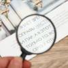 40/50/60/75/90/100/110/130mm Reading Glass Lens Hand Held Magnifier 5X Magnifying Jewelry Loupe