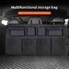 Multiple Storage Compartment Seat Organizer Sturdy Multifunctional Oxford Cloth Car Back for Large Capacity