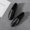 Весна Осень женские Новые Маленькие Кожаные Туфли Винтажные Универсальные Лоферы Британский Стиль Модные Нескользящие Туфли Повседневные Женские Плоские