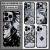 Anime Jujutsu Kaisen Phone Case For iPhone 15 14 13 12 11 Mini Pro Max X XR XSMax 6S 6 7 8 Plus SE20 Transparent Cover