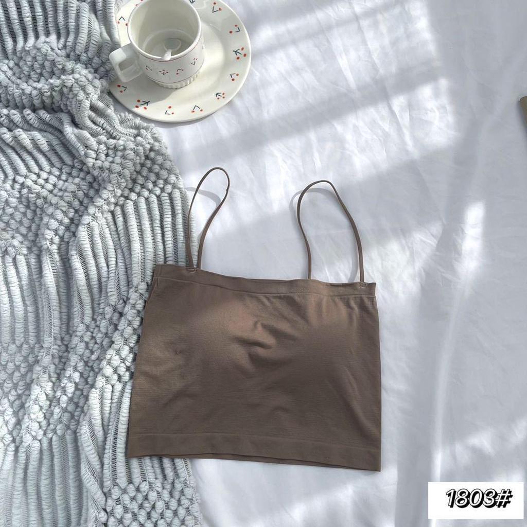 Бесшовный женский топ-труба, майка с фиксированной грудной чашкой для ношения как внутри, так и снаружи.