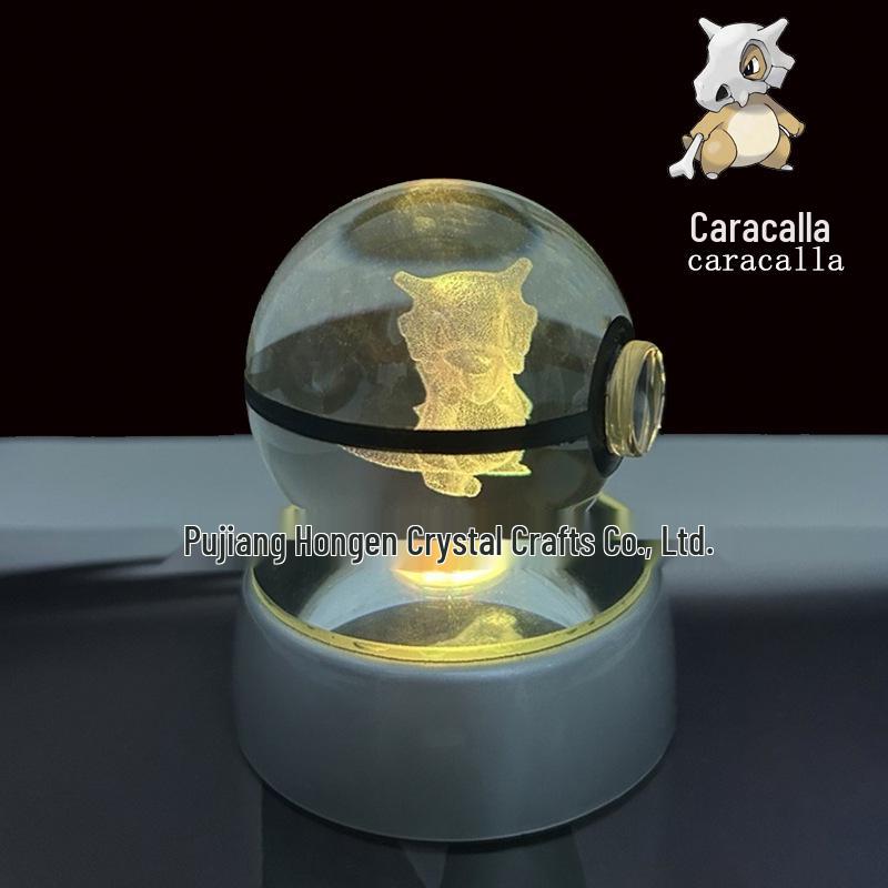 Светящийся кристальный шар Eevee, ночник-украшение