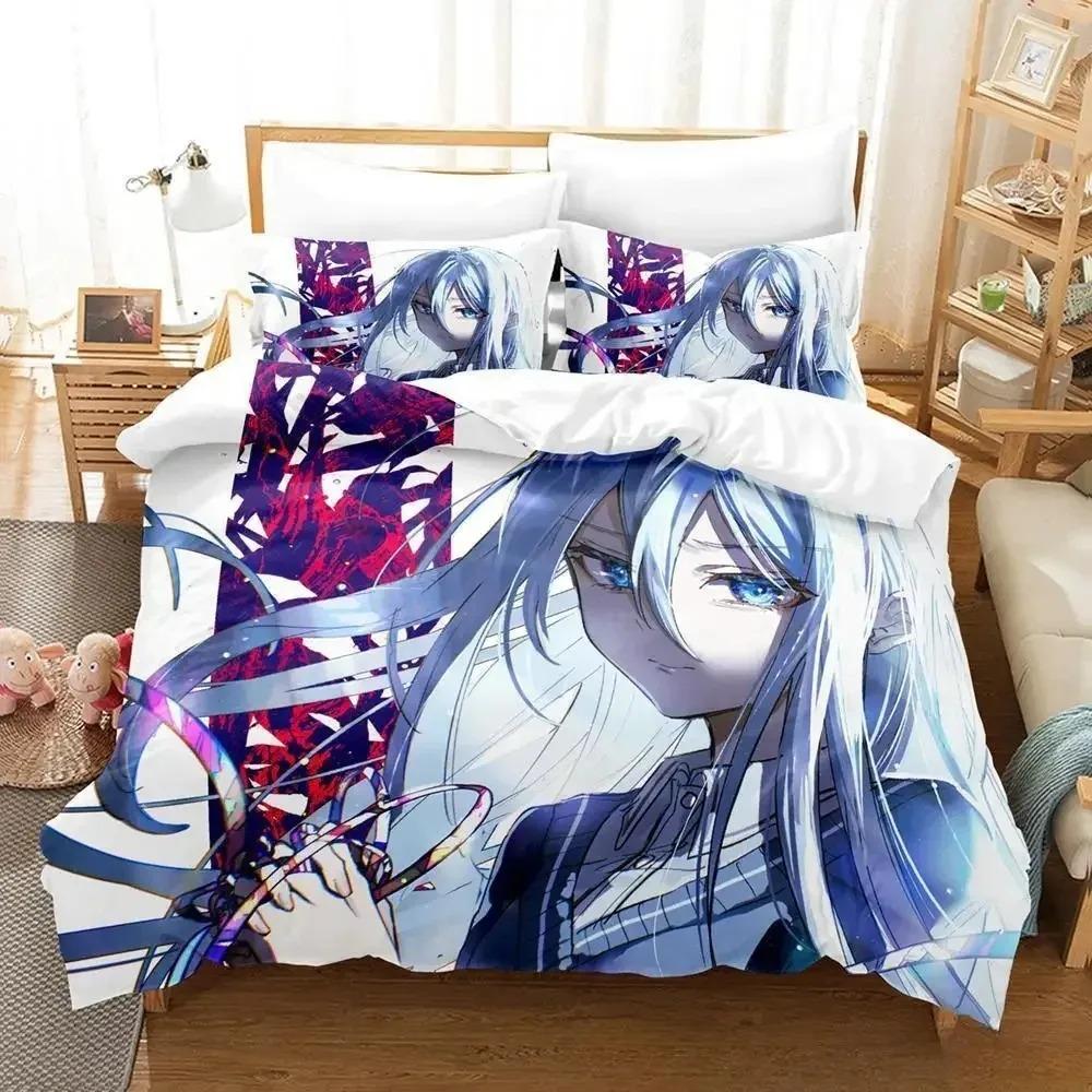 Yoisaki Kanade Bedding Set Cartoon Anime Three-Piece Set Adult Kid Bedroom Duvetcover Sets 3D Kawaii Girl Colcha De Verano Cama