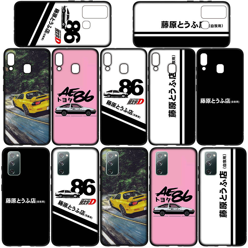 Чехол для телефона Samsung Galaxy S25 S24 S23 iPhone 16 15 Xiaomi Redmi Note 14 13 12 11 Pro Max OPPO Moto Huawei Supercar Initial D Super Car AE86 Cover