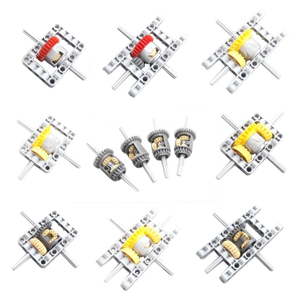 Нетоксичный Конструктор Power Function Технические Детали Мотора Мульти Pf Инструмент Совместимый 8293 8883 Автомобиль Поезд M L Xl Сервомотор Кирпичи Игрушка
