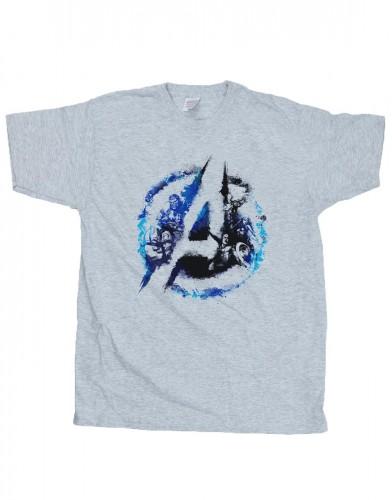 Marvel Мужская футболка с логотипом Avengers Flared