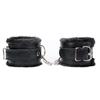 Sexy Adjustable PU Leather Plush Hand cuffs Ankle Cuff Restraints BDSM Bondage Sex Toy Sex Bondage Exotic Accessories for women