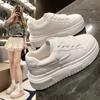 Platform White Shoes Women's New Genuine Leather All-Matching Women's Shoes Sports Casual Borad Shoes Women
