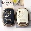 Держатель для пульта дистанционного управления KEYYOU для Honda Accord Civic CRV CR-V Pilot Insight Ridgeline TPU чехол для ключа аксессуары 3 кнопки