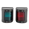 Pair of IP66 Signal Lamp Red Green LED Navigation Warning Light for Marine Boat Yacht 12V