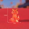 Cute Semi-transparent Lucky Dragon Resin Figurine Desk Ornament Blind Box Accessory