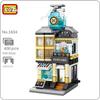 LOZ 1634 City Street Perfume Shop Store Profumeria Architecture 3D DIY Mini Blocks Bricks Building Toy for Children Gift No Box