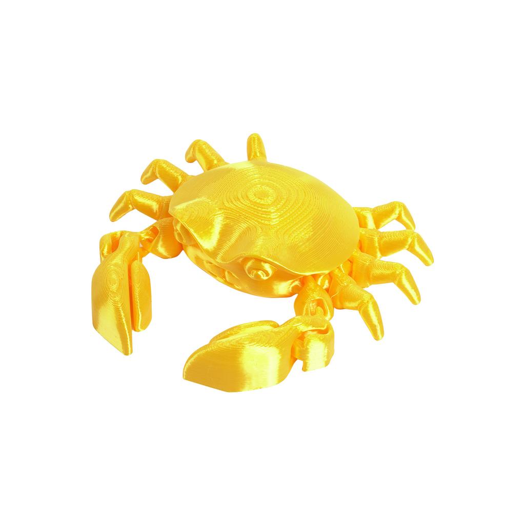 3D-печатный краб, модель сустава, гибкое суставное животное, статуэтка животного из морепродуктов, недорогие 3D-печатные изделия, снятие стресса, снятие раздражительности, игрушки для людей с СДВГ