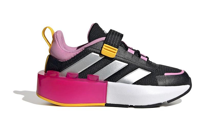 adidas Tech Rnr Нескользящие Устойчивые к истиранию Низкие Детские Тренировочные Кроссовки Черно-Бело-Красные Детские ID9525
