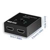 4K HDMI Разветвитель экрана Двунаправленный HDMI Переключатель с USB-кабелем для отображения на двух мониторах на HDTV или компьютере