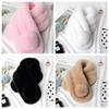 1PC 66Cm New Rabbit Fur Scarf Women Winter Warm Soft Furry Scarves Casual Female Lady Outdoor Neck Warmer Collar