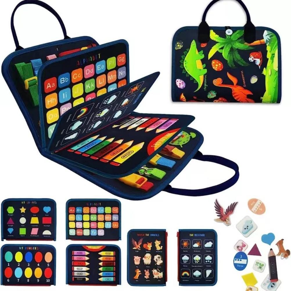 Монтессори Развивающая фетровая доска для обучения в раннем детстве: Учит одеванию и завязыванию шнурков.