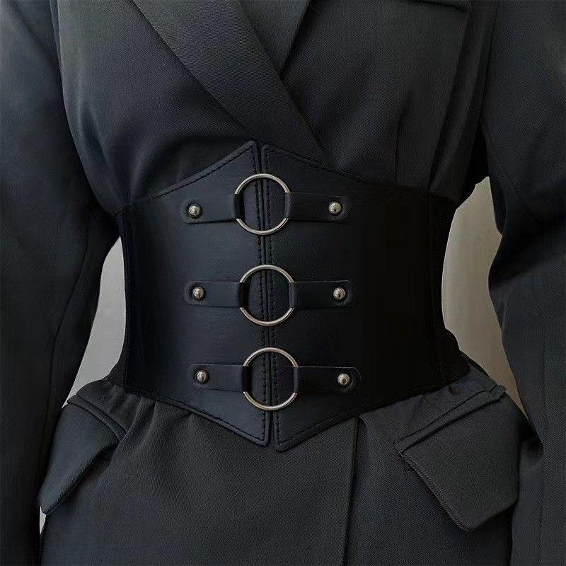 Женский винтажный пояс, женский широкий металлический однотонный пояс, платье, юбка, украшение одежды