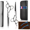 Hairdressing Scissors 2 Pcs, Hairdressing Scissors Set Flat Scissors and Serrated Scissors, Professional Hairdressing Scissors.[Z20]