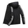 Autumn New Classic Three-stripe Hooded Jacket Men's Long-sleeved Cardigan Sports Casual Jacket