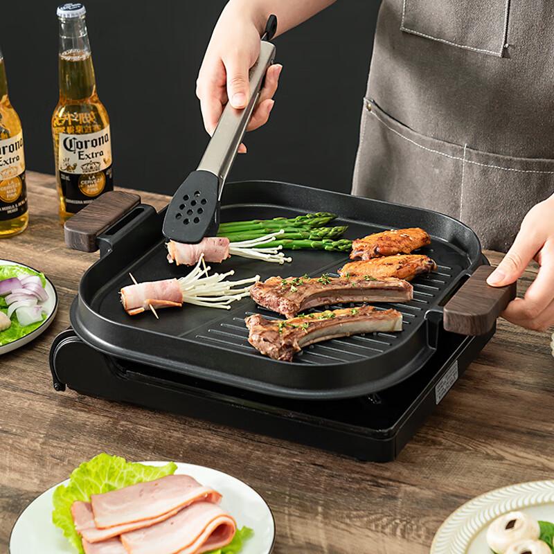 onlycook Жарочная тарелка, Сковорода, Тарелка для стейка, Бытовая антипригарная жарочная сковорода из маifan-камня, Тарелка для барбекю, Специальная тарелка для теппаньяки
