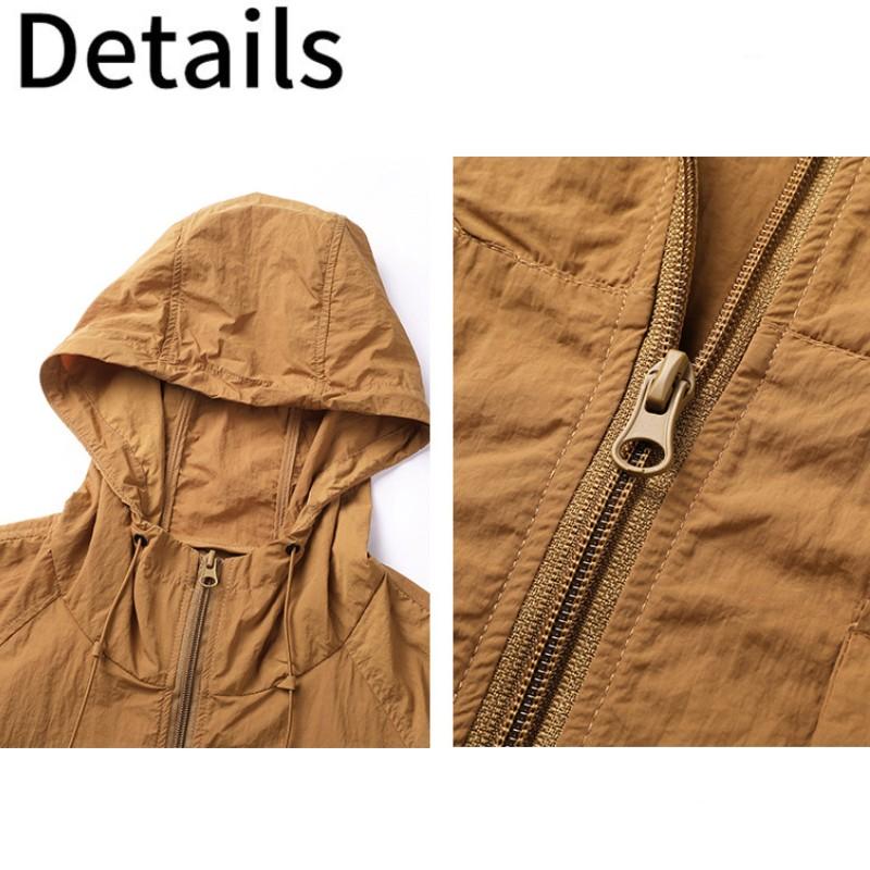 Men's Light Hooded Outdoor Mountain Sun Protection Clothing Couple Sun Protection Clothing