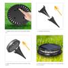 Solar Ground Lights Waterproof Solar Garden Lights Auto On/Off Lawn Landscape Lights In-Ground LED